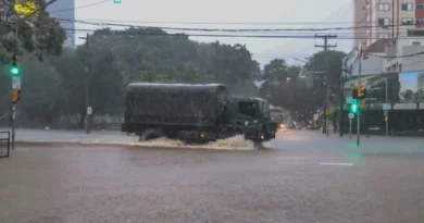 Inmet alerta para grande perigo de tempestade no Sul do país